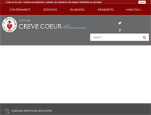 Tablet Screenshot of creve-coeur.org