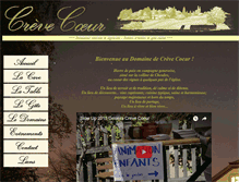 Tablet Screenshot of creve-coeur.ch